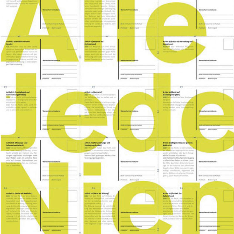 kampagne/MENSCHENRECHTE Cover